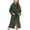 Army Green, variant on HAOTAGS Bathrobe for Teen Girls, Fall Winter Thickened Sleepwear Casual Loungewear Blue 7 Years