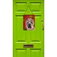 thumbnail image 2 of Norwich Terrier Red Snowflakes Holiday Wall or Door Hanging Prints, 2 of 2