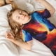 thumbnail image 5 of Fotbe Wolf Pijama Estampada de 2 Piezas para Niños – Ropa de Dormir de Manga Corta Cómoda para Niños y Niñas, Camiseta y Shorts de Algodón-Large, 5 of 6