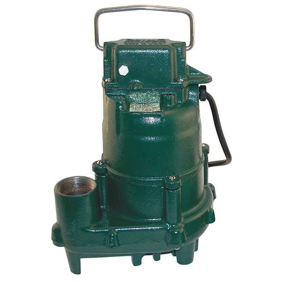 Zoeller Submersible Effluent Pump,4/10hp,8.5A 152-0002