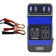 thumbnail image 2 of Car Power Inverter 100W DC 12V/24V to AC 220V Converter with USB Ports for Vehicle Battery, 2 of 7