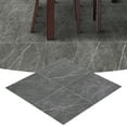 thumbnail image 4 of 4Pcs Thickened PVC Tile Sticker Waterproof SelfAdhesive Floor Sticker For Kitchen Bathroom30x30cm DLSF01 Black, 4 of 8