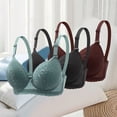 thumbnail image 5 of Iyufng 3PC Woman's Underwire Bra Push Up Lace Bralette Comfortable Breathable Underwear 3Piece Set, 5 of 5