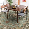 thumbnail image 5 of General Washable Oriental Area Rug - 9x12 Rugs for Living Room Soft Carpet for Bedroom Waterproof Floral Distressed Indoor Stain Resistant Non-Shedding Floor Carpets (Green, 9x12), 5 of 12