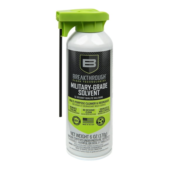 NEW Breakthrough Clean Technologies Aerosol Military-Grade Solvent, 6oz, Clear