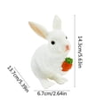 thumbnail image 3 of Decoraciones de Pascua, adornos de Pascua, regalos de Pascua, juguete de conejo de Pascua, figura de conejo de PVC blando, antiestrés sensorial para niños, rellenos de cestas, recuerdos de fiesta de p, 3 of 6