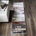 thumbnail image 3 of MDA Home Eros Abstract Multicolored Polyester Area Rug - 5'2" x 7'5", 3 of 5