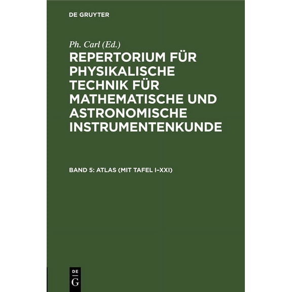 Atlas (Mit Tafel I-XXI), (Hardcover)