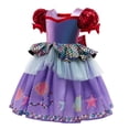 thumbnail image 2 of HAWEE Girls Princess Mermaid Costume Cosplay Party Dress Fancy Dress up for Halloween Christmas Birthday Party, 2 of 7