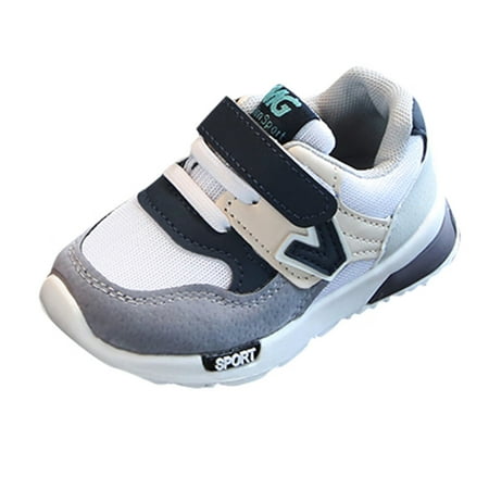 

〖Roliyen〗Toddler Shoes Toddler Baby Boys Girls Children Casual Sneakers Mesh Soft Running Letter Shoes