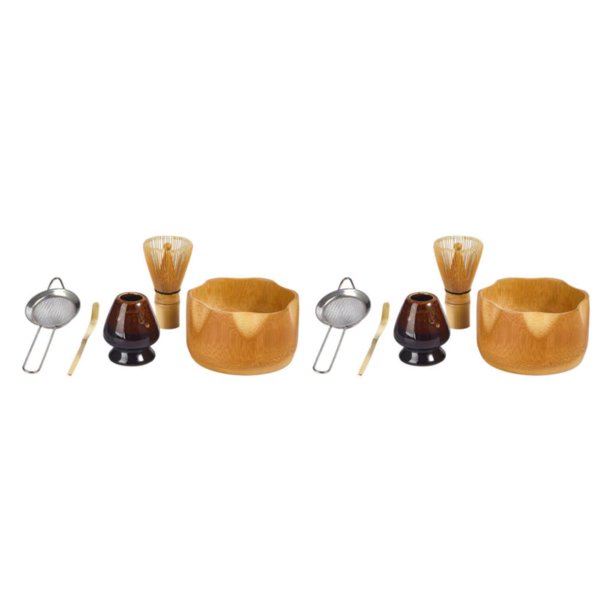 Matsuzay 5 Pcs Start up Kit Accessories Matcha Tools Matcha Tea Set Bowl for Beginner Type2 NO2