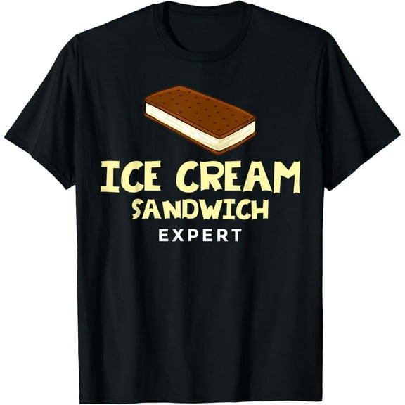 T-SHIRTIce Cream Sandwich Cookie Recipe T-Shirt mens t shirt，black，women，funny，misfits，men，journey