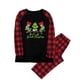 thumbnail image 2 of Conjuntos de pijamas navideños familiares a juego Grinch 2024, pijama de Grinch con parte superior y pantalones de pijama a cuadros, pijama de Grinch para niños y adultos para la familia, Mujer S, 2 of 4