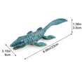 thumbnail image 2 of Jiibva Realistic Mosasaurus Dinosaur Model, Detailed Aquatic Prehistoric Figure for Collection and Display, 2 of 7