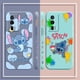 thumbnail image 4 of Funda para Redmi K60E K60 K50 K40S K40 K30 9A 9 8A 8 10 Pro 4G 5G Color Simple funda de silicona líquida lindo Lilo & Stitch, 4 of 5