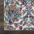 thumbnail image 3 of Nourison Global Vintage Distressed Farmhouse Ivory/Blue 7'10" x 9'10" Area Rug, (8' x 10'), 3 of 8