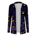 thumbnail image 4 of LOVZFMLL Cardigan pour Femmes Mode Imprimé Ample Manches Longues Manteau Blouse, 4 of 5