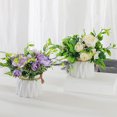 thumbnail image 1 of Paokuoon Artificial Flower Artificial Hydrangea Flower Set Realistic Easy Care Potted Plant Decoration for Home, 1 of 7