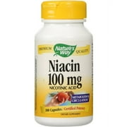 Nature's Way Niacin Capsules, 100 CT (Pack of 3)