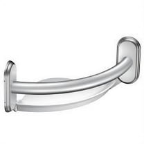 Moen Grab Bar Chrome 9" Grab Bar With Corner Shelf
