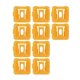 thumbnail image 1 of 10pcs For 18v Battery Storage Rack Holder Case Battery Holder Wall Mount Tool Bracket Fixing Devices, 1 of 5