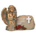 thumbnail image 4 of koolsoo Solar Praying Angel Garden Statue Craft with Light for Courtyard Garden Lawn Copper, 4 of 9