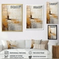 thumbnail image 4 of Designart "Subtle Gold Accents In Minimalism III" Countryside Floater Framed Wall Decor, 4 of 5