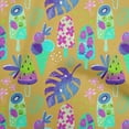 thumbnail image 1 of oneOone Georgette Viscose Yellow Fabric Texture Sewing Material Print Fabric By The Yard 42 Inch Wide-C4, 1 of 5
