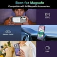 thumbnail image 3 of Samsung S24 Case[Compatible with Magsafe][Support Magnetic Car Mount] Anti-Slip Shockproof Protective Slim Fit Slim Matte for Women Girls Phone Case for Samsung Galaxy S24,6.2 inch,2024,Purple, 3 of 14