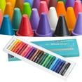 thumbnail image 4 of Suministros De Arte En Colores Pastel, 24 Colores Que No Se Decoloran, Textura Cremosa Suave Y Brillante, Pasteles Suaves Para Revestimiento Plano Para Punteado Y Rayado, 4 of 7