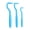 Blue, variant on Pet Tick Remover Tools Set – Safe & Effective Tick Hooks for Dogs Cats, V-Shaped Tick Extractors with Ergonomic Non-Slip Handle (3pcs)