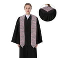 thumbnail image 4 of Haiem Flamingos Pattern Graduation Stole 2024 | Premium Satin Sash for Graduation Ceremony, 4 of 7