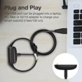 thumbnail image 5 of Compatible Con El Cable De Carga Fitbit Luxe Con Botón De Reinicio Cargador Portátil Usb Compatible Con Pulsera Inteligente Con Protección Contra Sobrecarga Kearding EL016205-00, 5 of 5