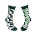 thumbnail image 1 of Chaussettes de Bureau à Motifs Tetris Vert de Sock Panda, 1 of 5