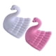 thumbnail image 4 of 2 joyeros con forma de cisne, joyero de moda, exquisito estuche para anillos, caja de almacenamiento portátil para niñas y mujeres (blanco y rosa), 4 of 6