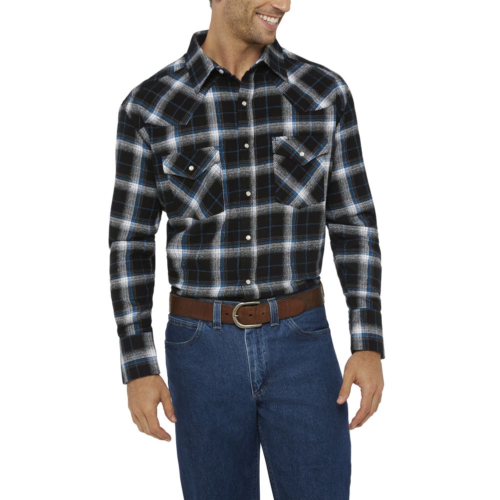 ELY CATTLEMAN MEN'S LONG SLEEVE BRAWNY 