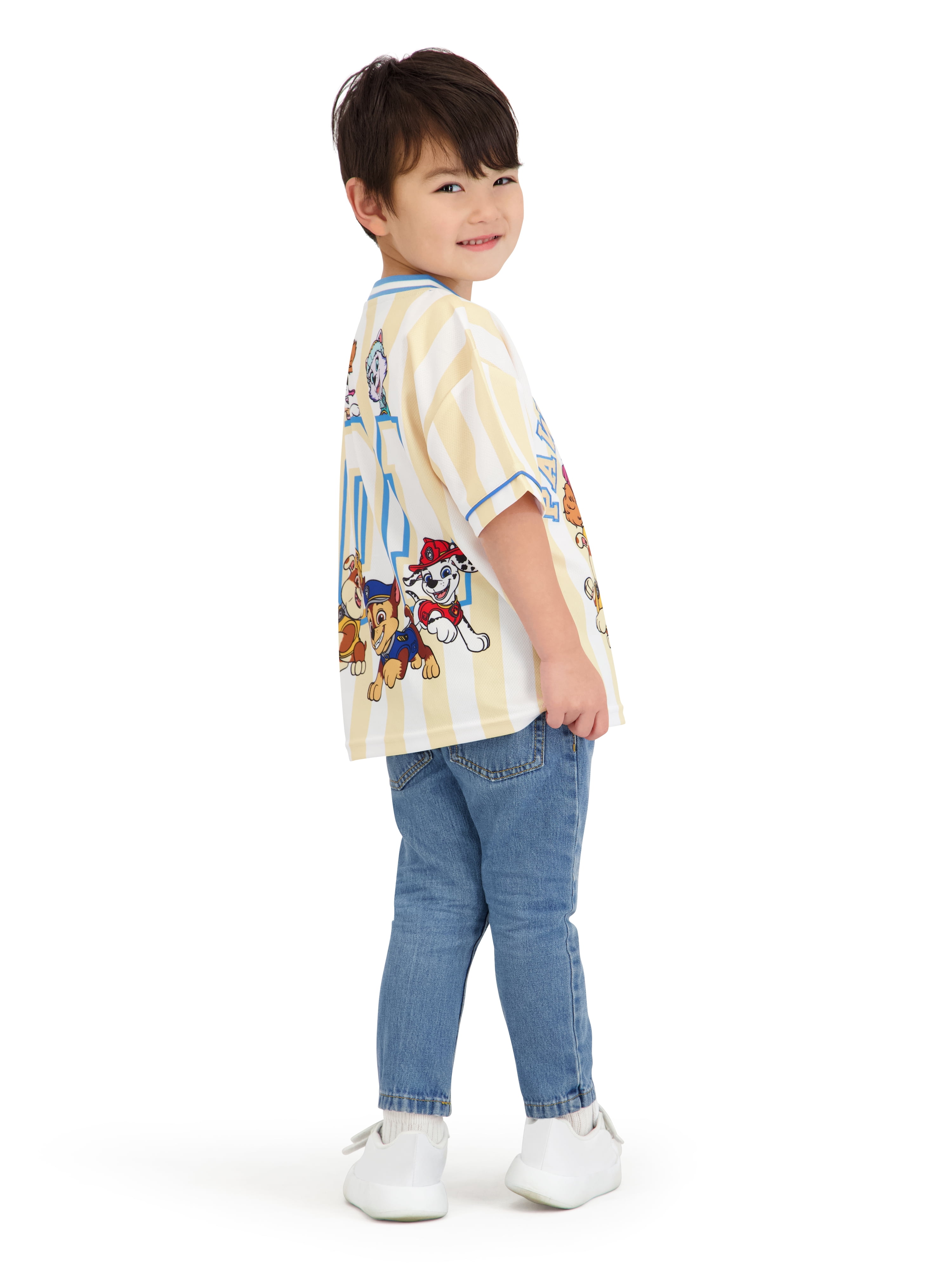 Paw Patrol Toddler Boy Short Sleeve Jersey, Sizes 12 Months-5T