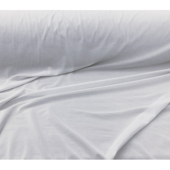 Power Net Stretch Mesh Nylon Spandex Sheer White Z410