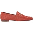 thumbnail image 6 of Sam Edelman Loraine Canyon Orange Woven Leather Classic Chain Detail Vamp Loafer (Canyon Orange Woven, 5.5), 6 of 6