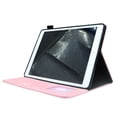 thumbnail image 5 of SaniMore for iPad 6th Gen/iPad 5th Gen/iPad Air 2/iPad Air, iPad 9.7 Wallet Case with Card Slots & Pen Holder [Auto Sleep] PU Leather Kickstand Shcokproof Full-body Protctive Cover, Pink, 5 of 10