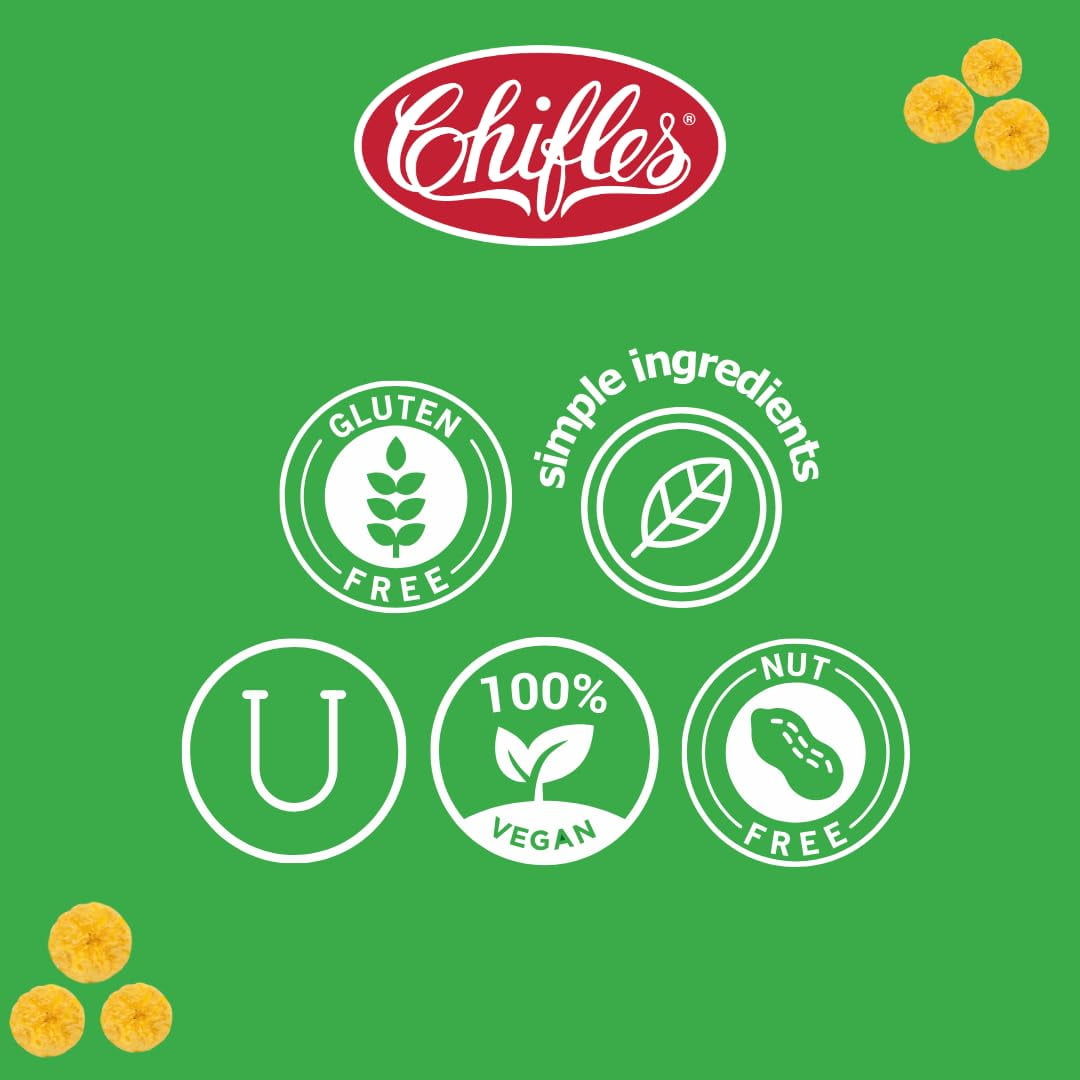 Chifles Gluten-Free Yuca Cassava Chips, Everyday Healthy Snack, Natural, Gluten Free, Nut Free, Vegan, Kosher 8 Oz
