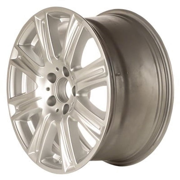KAI 17 X 8.5 Reconditioned OEM Aluminum Alloy Wheel, All Painted Bright Hypersilver, Fits 2012-2013 Mercedes E350