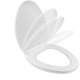 thumbnail image 1 of Asiento para inodoro de cierre lento universal, 1 of 4