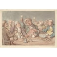 thumbnail image 3 of Thomas Rowlandson 18x13 Black Modern Framed Museum Art Print Titled - A Drinking Party (ca. 1780-1825), 3 of 5