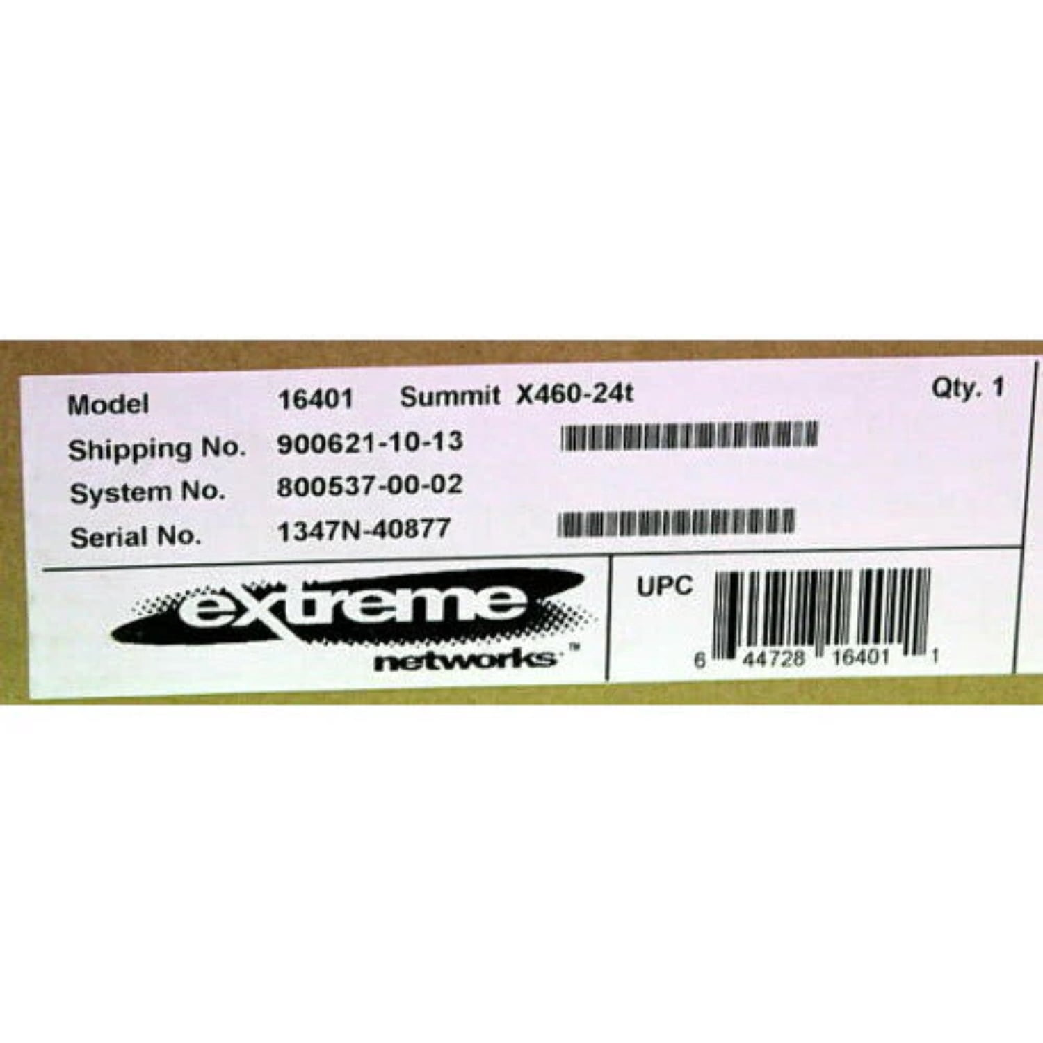 X460-24T Extreme Networks Summit 16401 24-Port Gigabit Switch