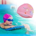 thumbnail image 2 of Ofertas Únicas 1 Pc Gorro de Baño de Figura de Cartoon de Poliéster Rosa, 2 of 6