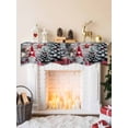 thumbnail image 2 of Christmas Gnomes Mantel Scarf Fireplace Decorations for Living Room, Winter Farmhouse Xmas Balls Tree Fireplace Mantel Scarf Cover Runner for Halloween/Thanksgiving/Christmas Decor 90"x17", 2 of 6