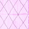 thumbnail image 1 of Ahgly Company Indoor Square Solid Purple Modern Area Rugs, 7' Square, 1 of 4
