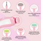 thumbnail image 4 of Glopole Lima de uñas para bebé con luz - Kit de cortaúñas eléctrico seguro para recién nacidos, niños pequeños, dedos de los pies y uñas - Cuidado, pulido y recorte - Funciona con pilas (AA), rosa, 4 of 5