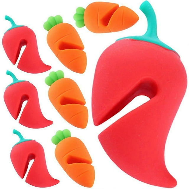 8Pcs Silicone Spill-Proof Lifters Lid Boil Stoppers Convenient Spill Stoppers Pot Boil Lifters